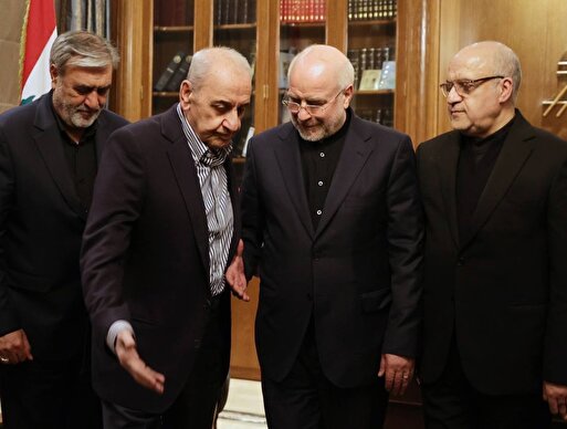 قالیباف در دیدار رئیس مجلس لبنان: تصمیم دولت لبنان برای قطع پرواز بین ایران و بیروت تحت تاثیر آمریکا است
