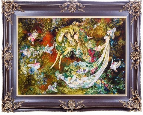 زیبایی و اصالت تابلو فرش‌های دستباف ایرانی در دکوراسیون مدرن