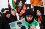 مراسم وداع با پیکر رهبر شهید انقلاب در مصلی تهران